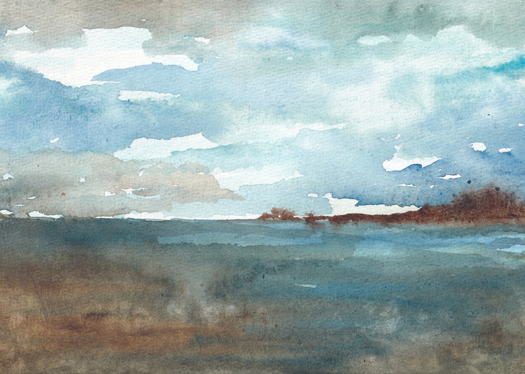 North East Isle Watercolour Print