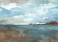 North East Isle Watercolour Print