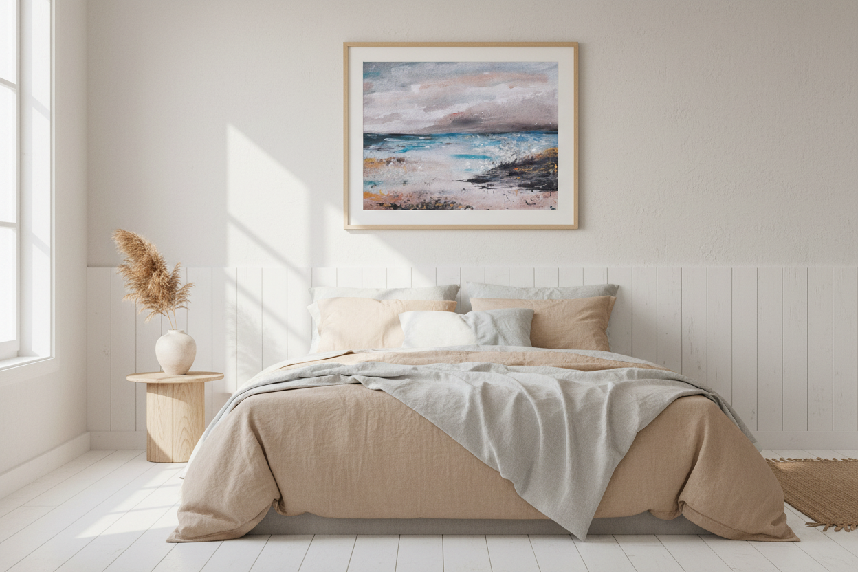 Sea Foam – Expressive Seascape Print | Ocean Wall Art