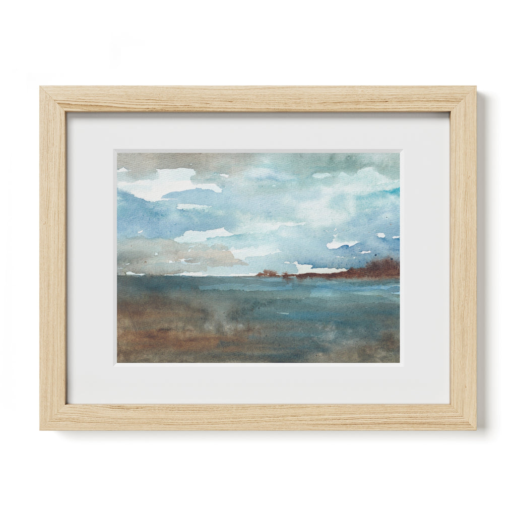North East Isle Watercolour Print